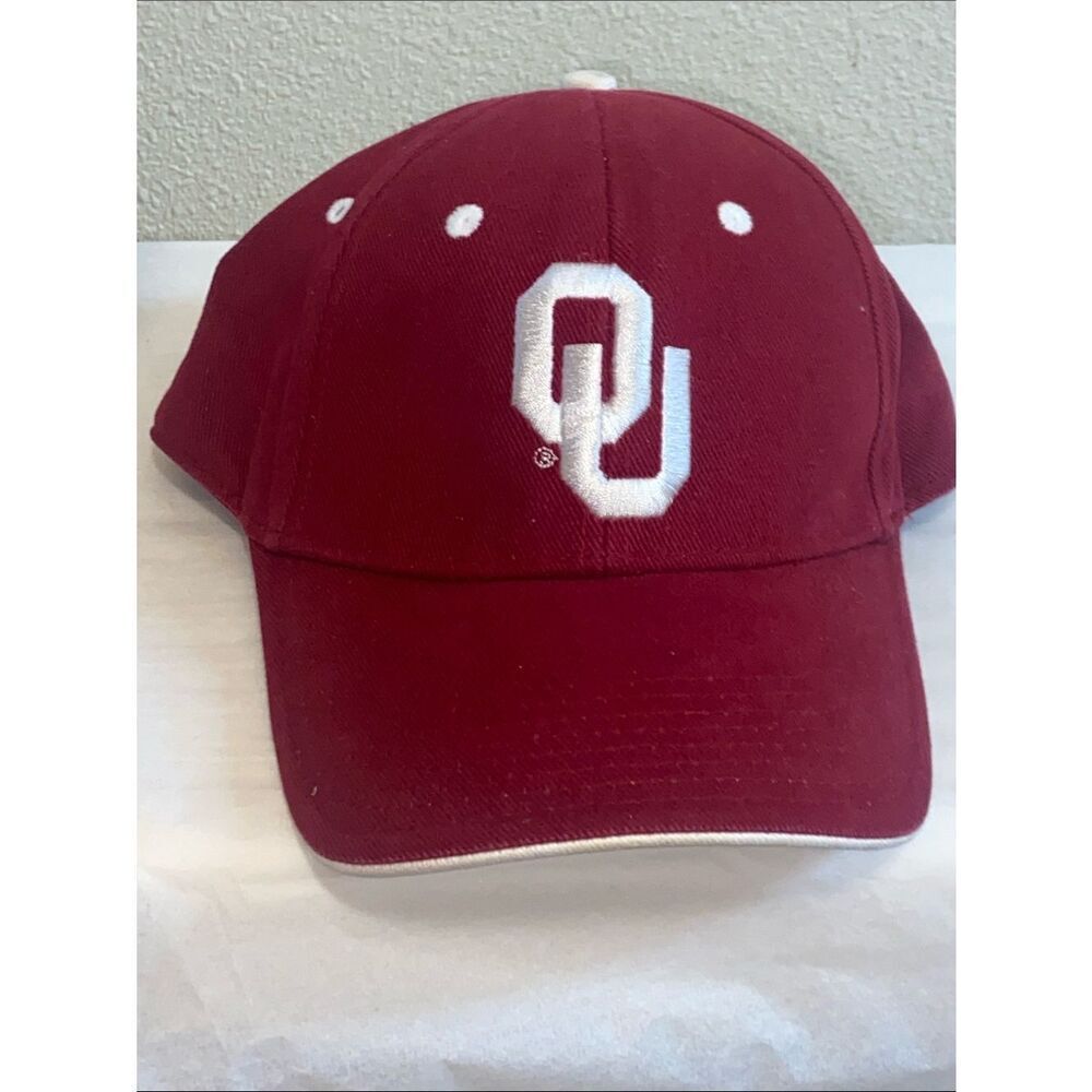 Signatures Licensed Collegiate Products Oklahoma OU Sooners Hat Cap Adjustable